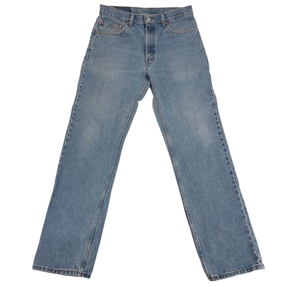VTG Levi's 505 Jeans Mens 32x31  (Tag 33x32) Blue Straight Leg Light Wash Denim